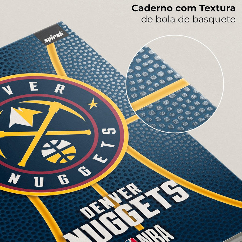 Caderno Nba Espiral Denver Nuggets 240fls Spiral