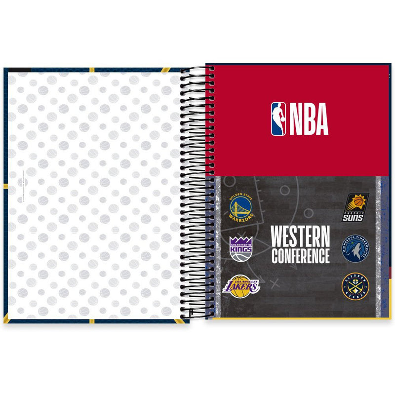 Caderno Nba Espiral Denver Nuggets 240fls Spiral