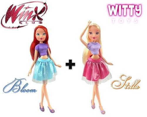 Kit 2 Bonecas Winx Club Bloom + Stella My Fairy