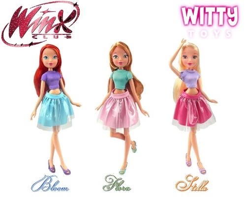 Kit 3 Bonecas Winx Club - My Fairy Bloom + Stella +Flora