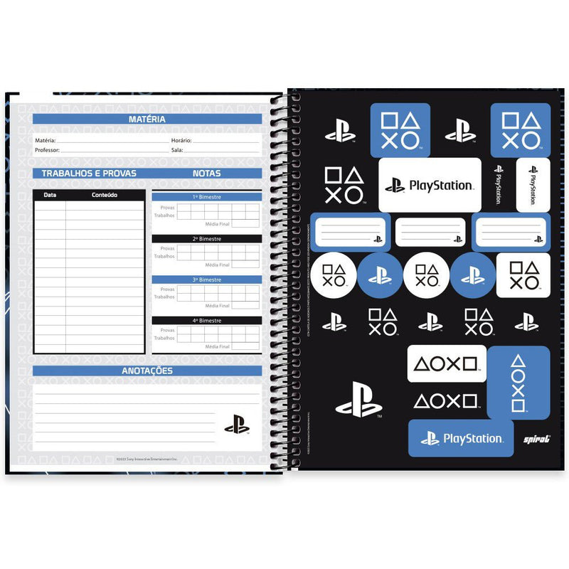 Caderno Playstation 80 Fls Capa 01 - Spiral