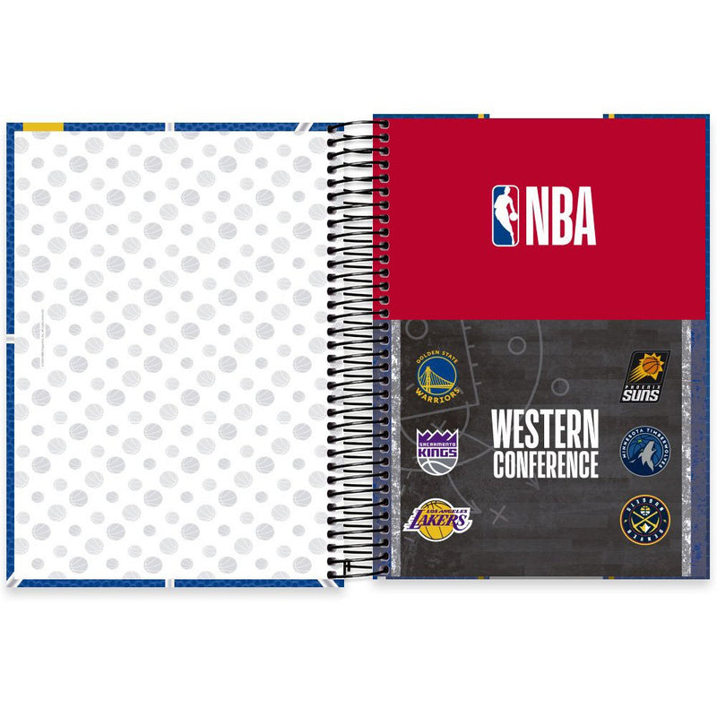 Kit 2 Cadernos Espiral NBA: Lakers vs. Golden State 160fls