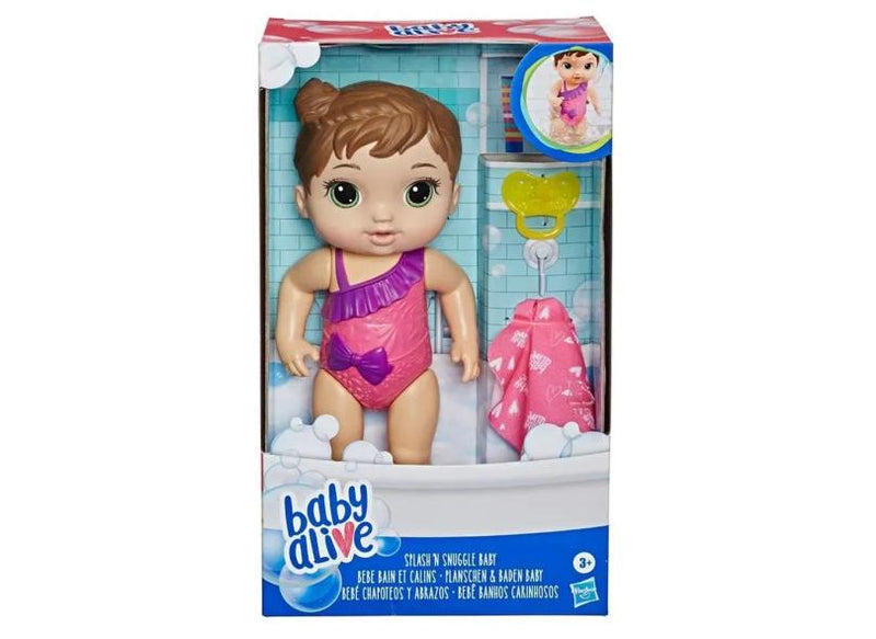 Boneca Baby Alive Banhos Carinhosos Morena Hasbro E8716