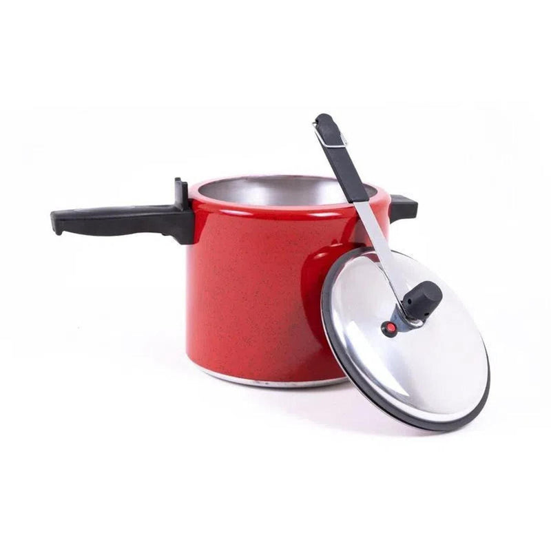 Panela de Pressão Mr Cook 4,5 L Alumínio Polido - Vermelho