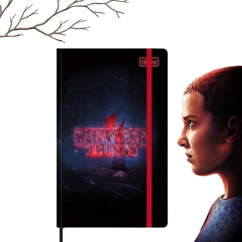 Caderno Costurado Capa Dura Stranger Things 80Fls- Tilibra