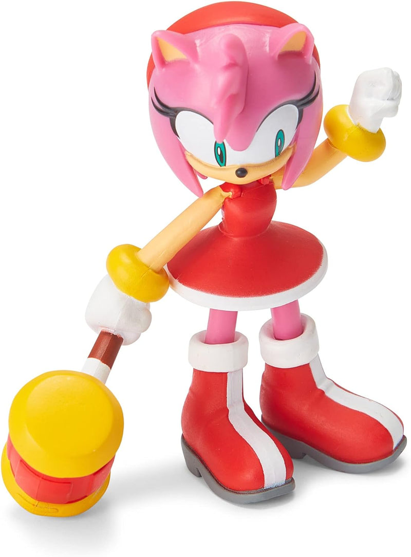 Kit Sonic: Boneco Amy + Chaveiro + Mini Figura - DC Toys