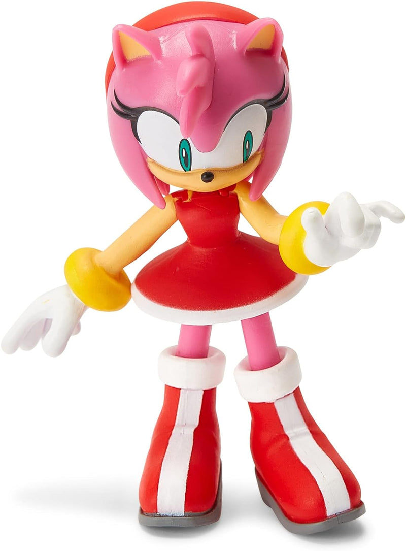 Kit Sonic Bonecos: Sonic vs. Amy Original - DC Toys