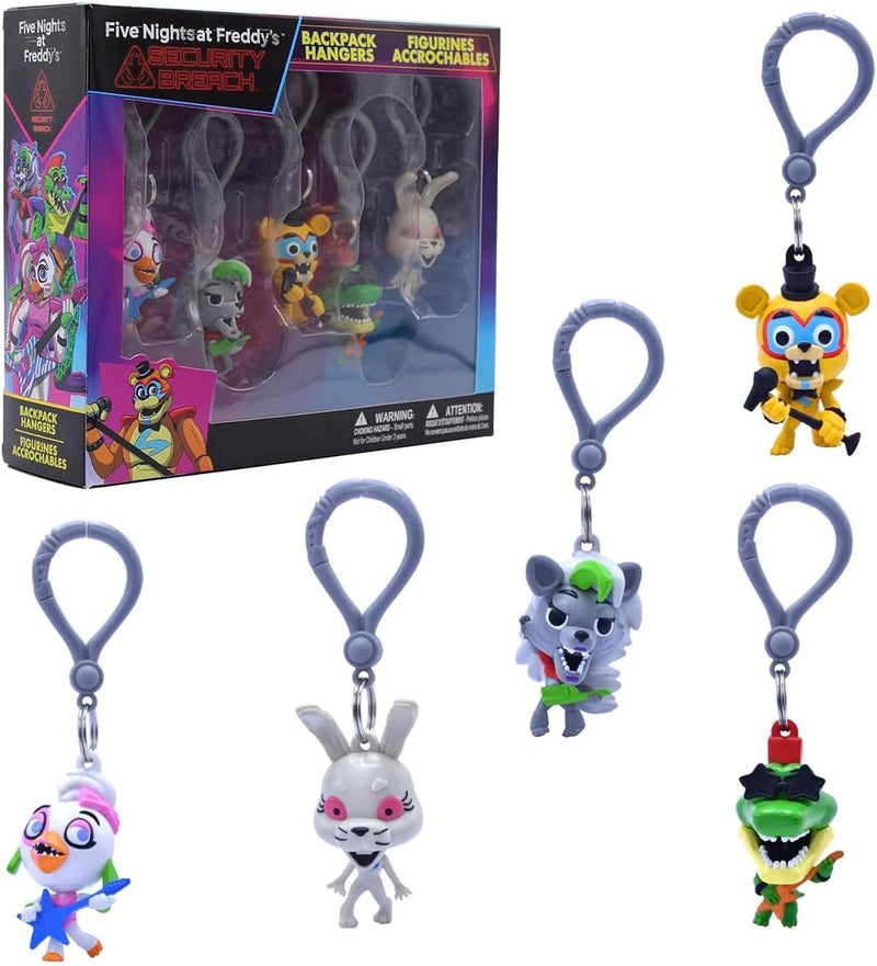 Five Nights at Freddy's Kit 5 Chaveiros Serie 1 Five Night at Freddy