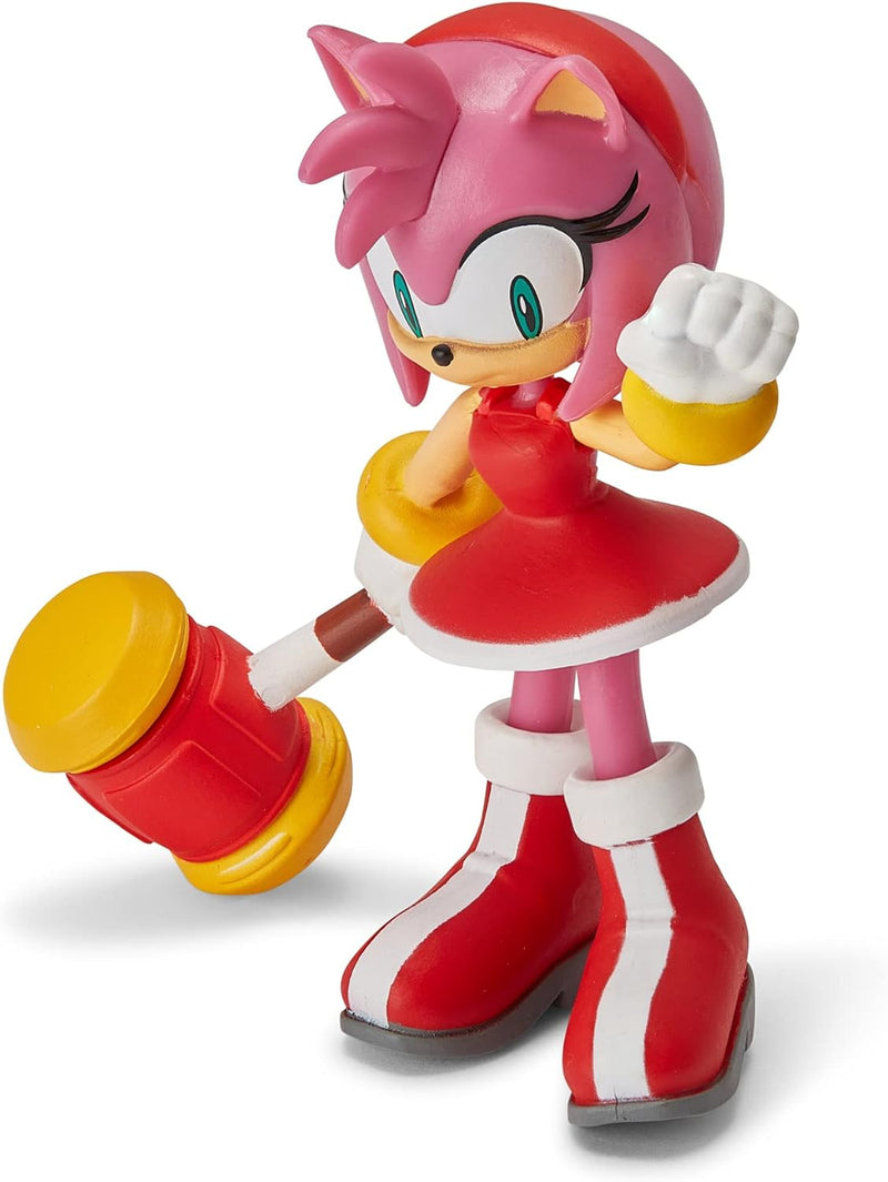 Kit Sonic: Boneco Amy + Chaveiro + Mini Figura - DC Toys