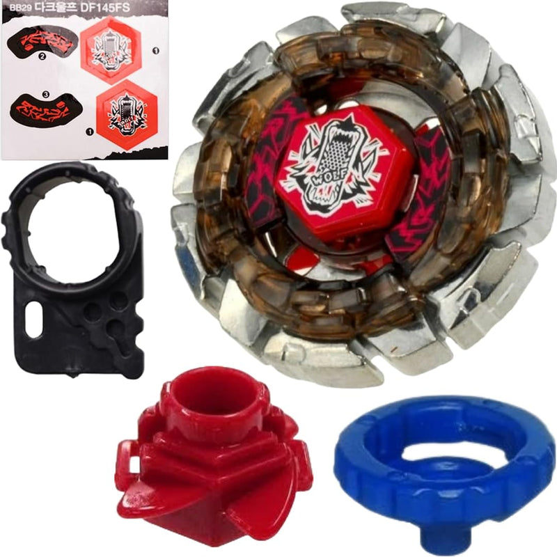 Kit 4 Beyblades Metal Fusion + 4 Lançadores - Top Gyro