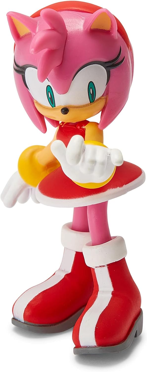 Kit Sonic Bonecos: Sonic vs. Amy Original - DC Toys