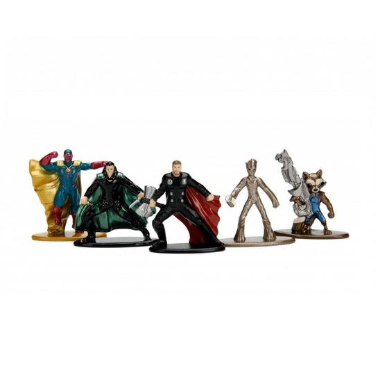 Kit 5 Bonecos Vingadores Marvel Disney Guerra Infinita Jada