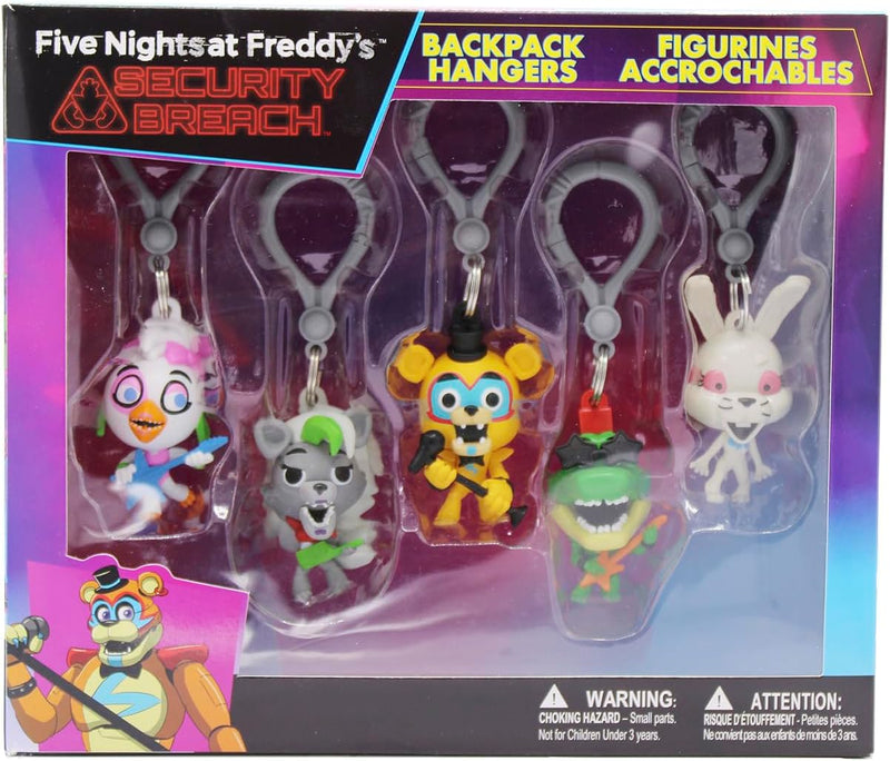 Five Nights at Freddy's Kit 5 Chaveiros Serie 1 Five Night at Freddy