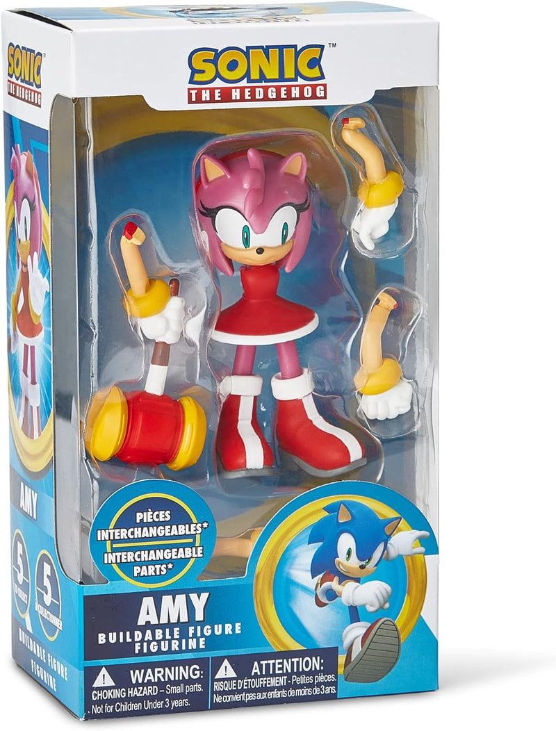 Kit Sonic Bonecos: Sonic, Tails e Amy Original - DC Toys