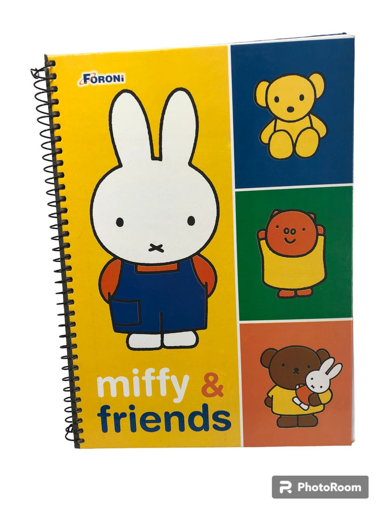 Caderno Miffy and Friends Espiral Raridade 2005 96fls Foroni