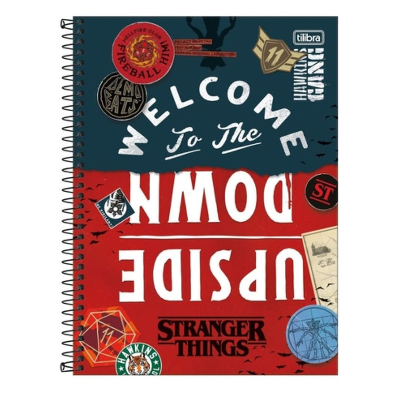 Caderno Stranger Things Espiral 80fls Tilibra Sortido