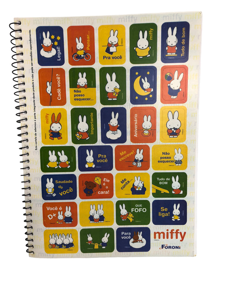 Caderno Miffy and Friends Espiral Raridade 2005 96fls Foroni