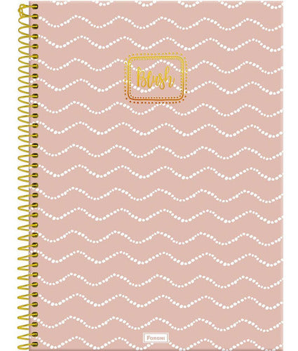 Caderno Blush Espiral Foroni 80Fls