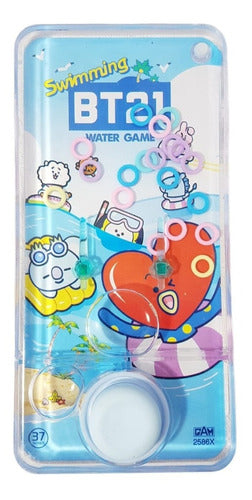 Brinquedo Aqua Play Bt21 BTS Army Water Game Azul - Gam