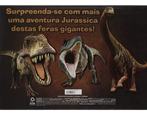 Livro Dinossauros Prancheta para Colorir com 1500 Adesivos