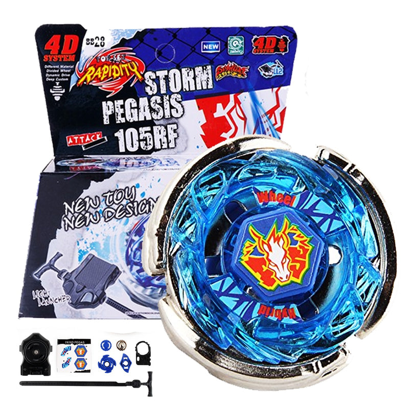 Beyblade Storm Pegasus 105RF BB28 Top Gyro + Lançador