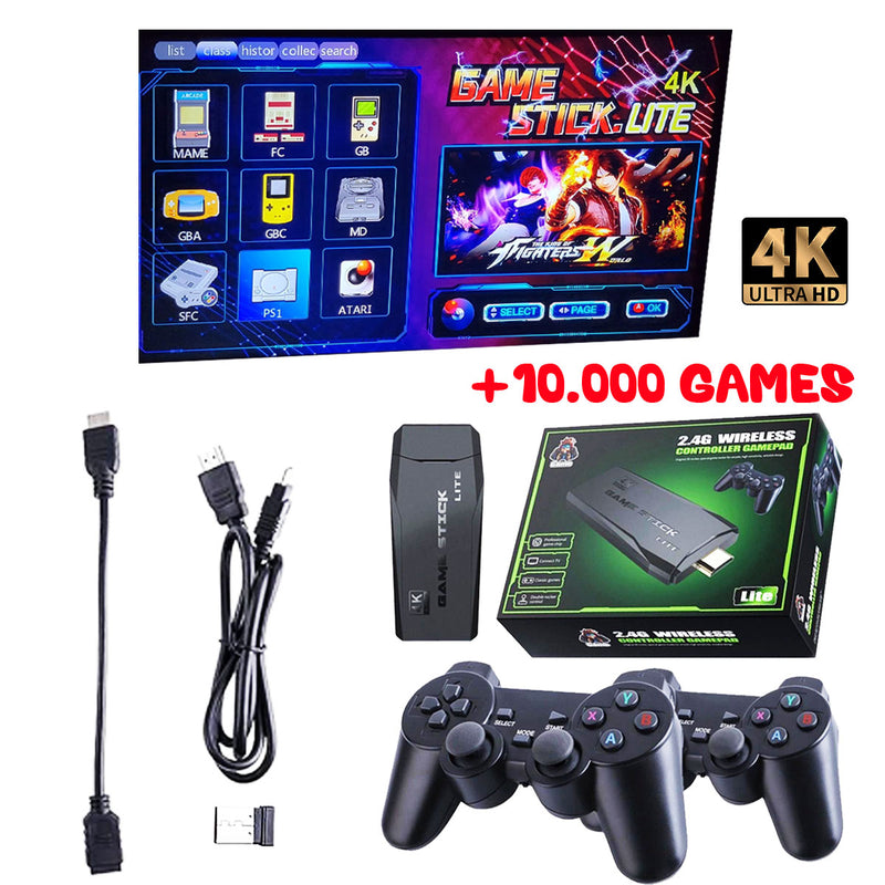 Game-Stick-Console-Retrô-10.000-Games-Portátil