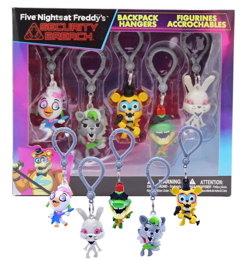 Five Nights at Freddy's Kit 5 Chaveiros Serie 1 Five Night at Freddy