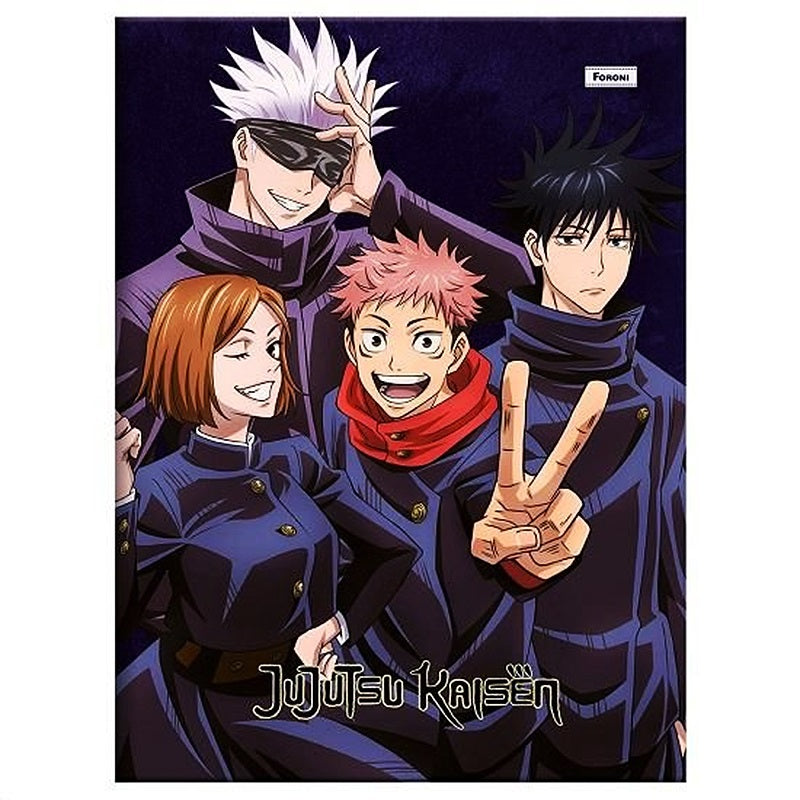 Caderno Brochurão Universitario Jujutsu Kaisen 80Fls Capa Dura - Foroni