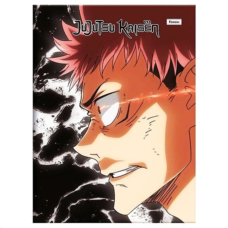 Kit 2 Caderno Jujutsu Kaisen Brochurão Universitario 80Fls Capa Dura - Foroni