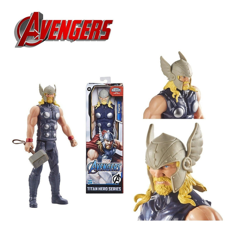 Kit 2 Boneco: Thor Vs Loki Marvel Vingadores Avengers Hasbro