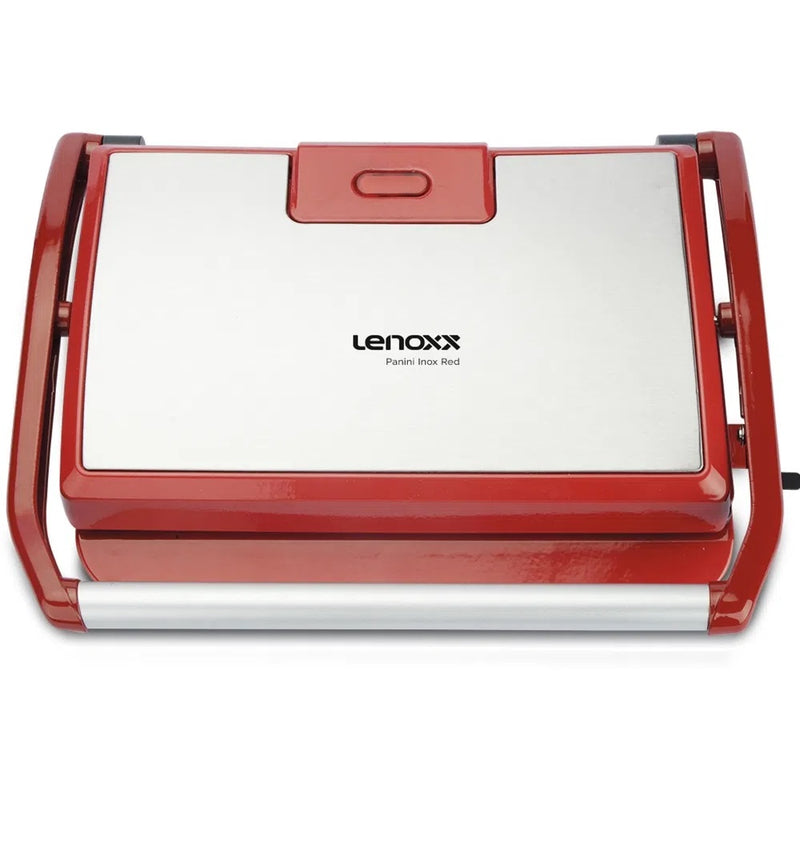 Grill e Sanduicheira 2 Em 1 Panini 850w Vermelho Chef Lenoxx