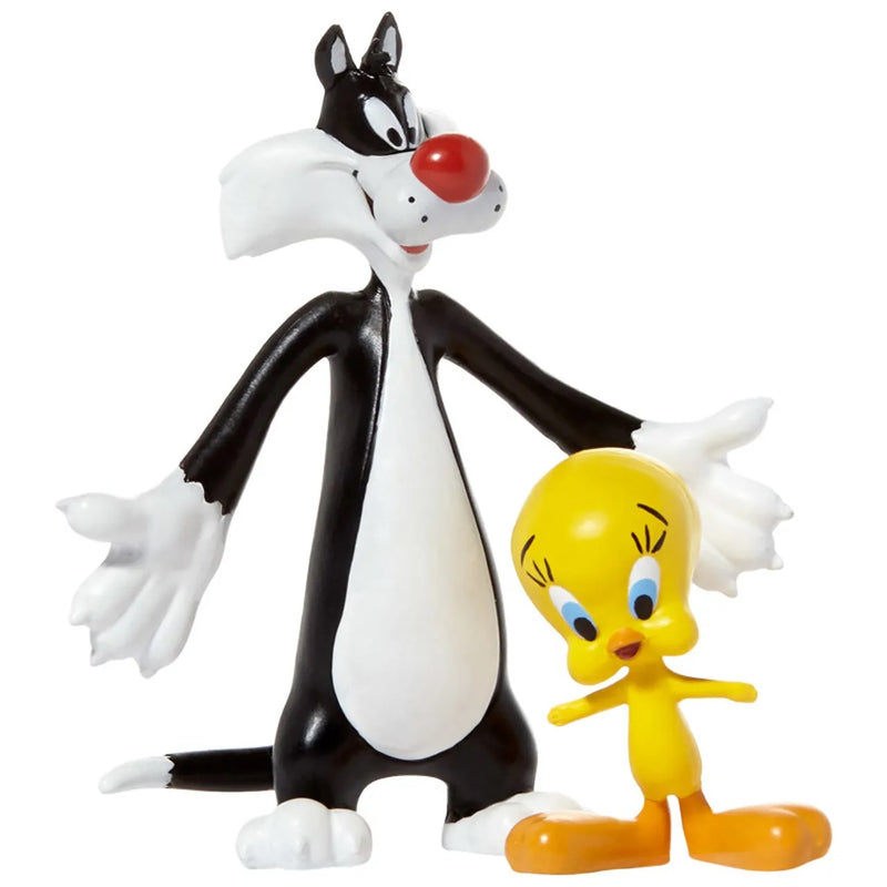 Bonecos Looney Tunes Pernalonga Frajola Piu Piu 10cm NJ Croce