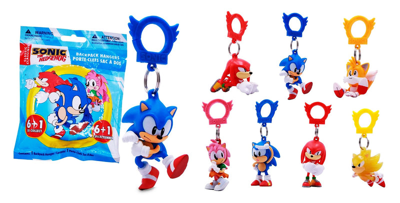 Kit Sonic: Boneco Knuckles + Chaveiro + Mini Figura - DC Toys