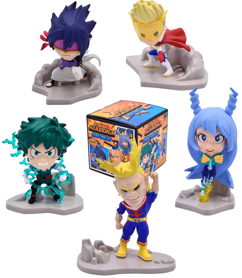 Kit 2 Mini Bonecos My Hero Academia Surpresa DC Toys