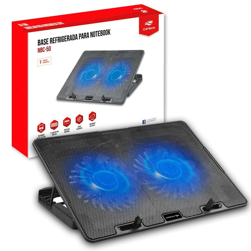 Kit Base Cooler Notebook + Skin 15,6" - C3 Tech