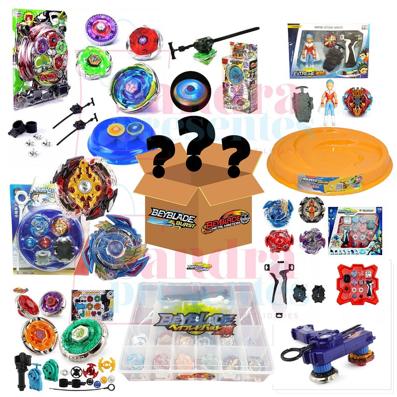 Beyblade-Caixa-Surpresa-Descubra-piõe-lançadores-e acessórios-exclusivos!