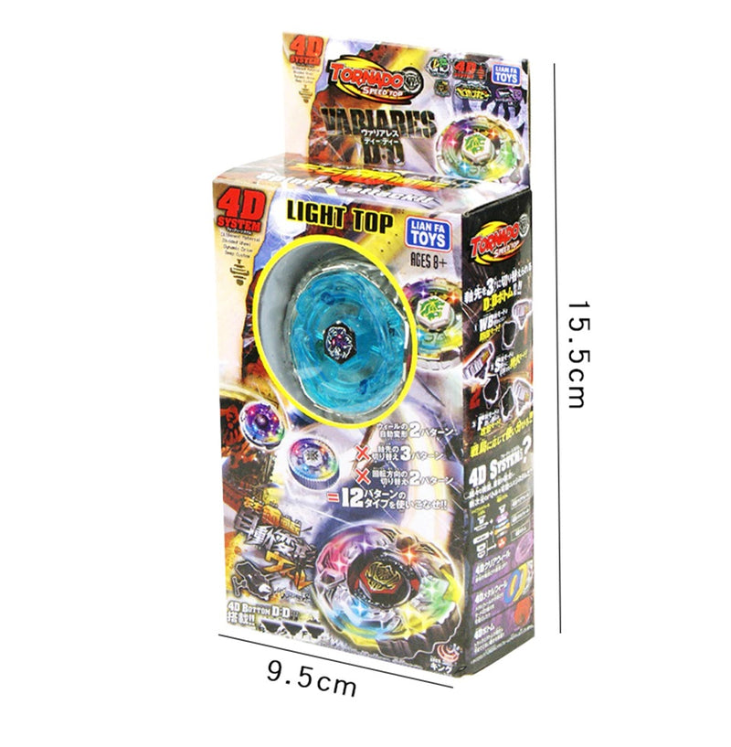 1 Beyblade LED Light Metal Luz Som + 1 Lançador Beyblade Barato
