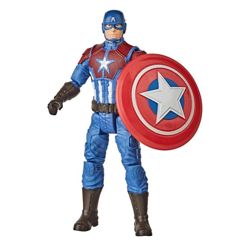 Figura articulada de Capitán América de Marvel Avengers Justice de 15 cm - Hasbro