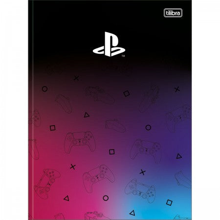 Caderno Playstation Brochurão Capa Dura 80Fls - Tilibra