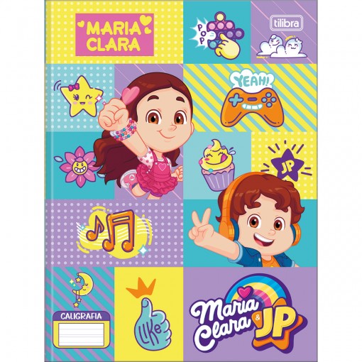 Caderno Brochura Caligrafia Maria Clara e Jp 40 Fls  Tilibra