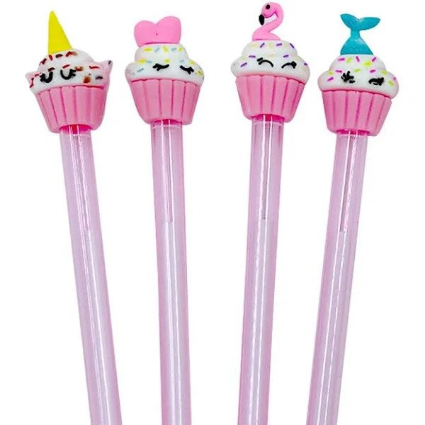 Caneta Gel Ultra Fina Cupcake Sortida - Poop Store