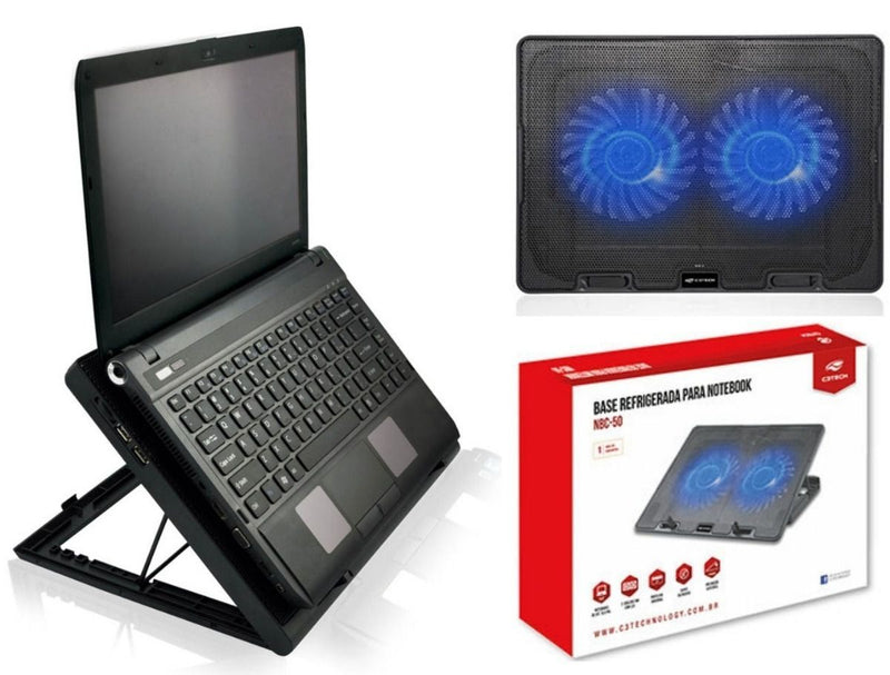 Kit Base Cooler Notebook + Skin 17" - C3 Tech