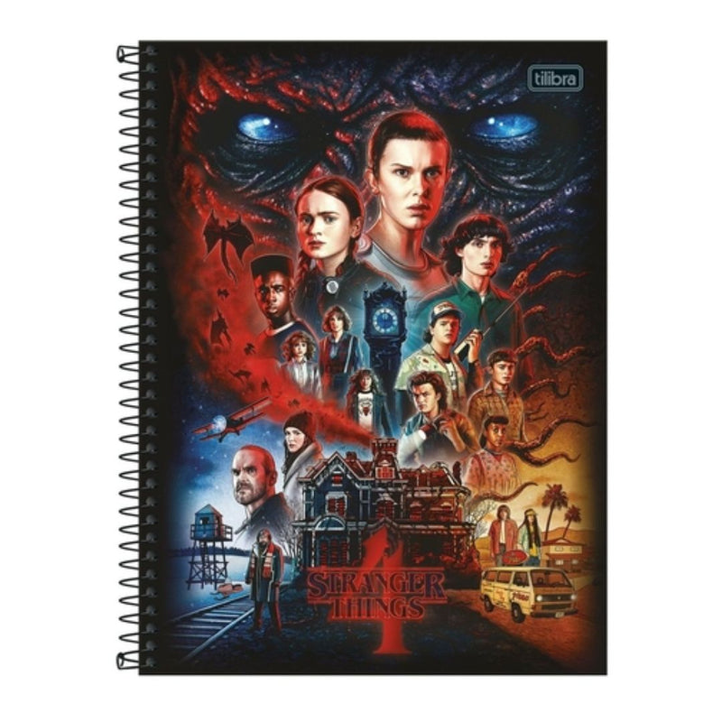 Caderno Stranger Things Espiral 80fls Tilibra Sortido