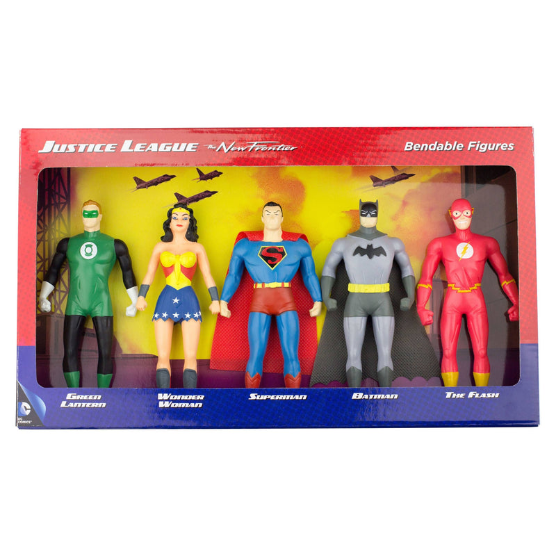 Kit 5 Bonecos Liga da Justiça Articulados Set - NJ Croce