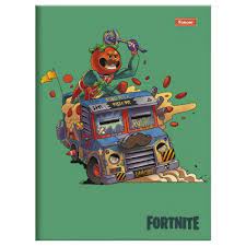 Kit 5 Caderno Fortnite Brochura Pequeno 96 Folhas - Foroni