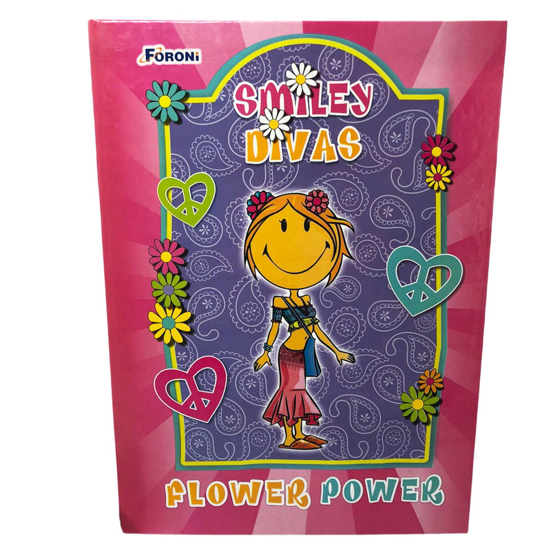 Caderno Brochurão Smiley Divas Raridade 2004 96fls - Foroni